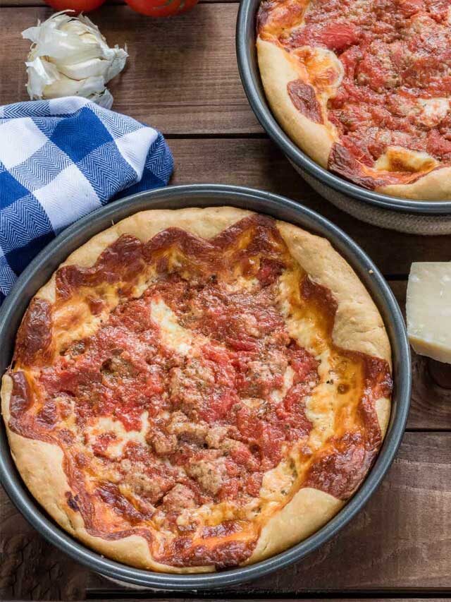 Homemade Chicago-Style Pizza Recipe