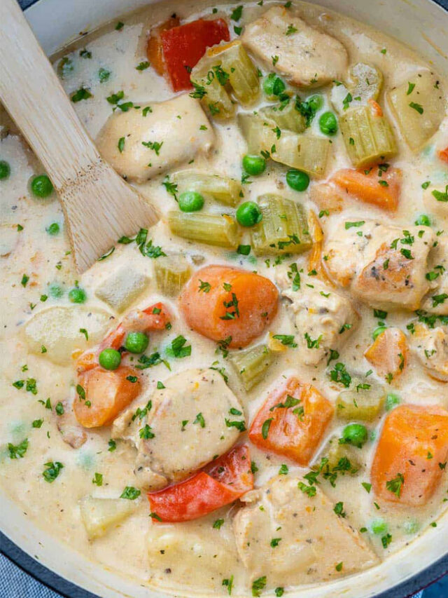 “Cozy up with this hearty and delicious chicken stew recipe!”