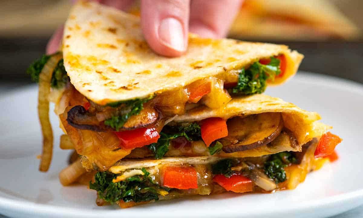 Quesadilla with Cheese and Vegetables